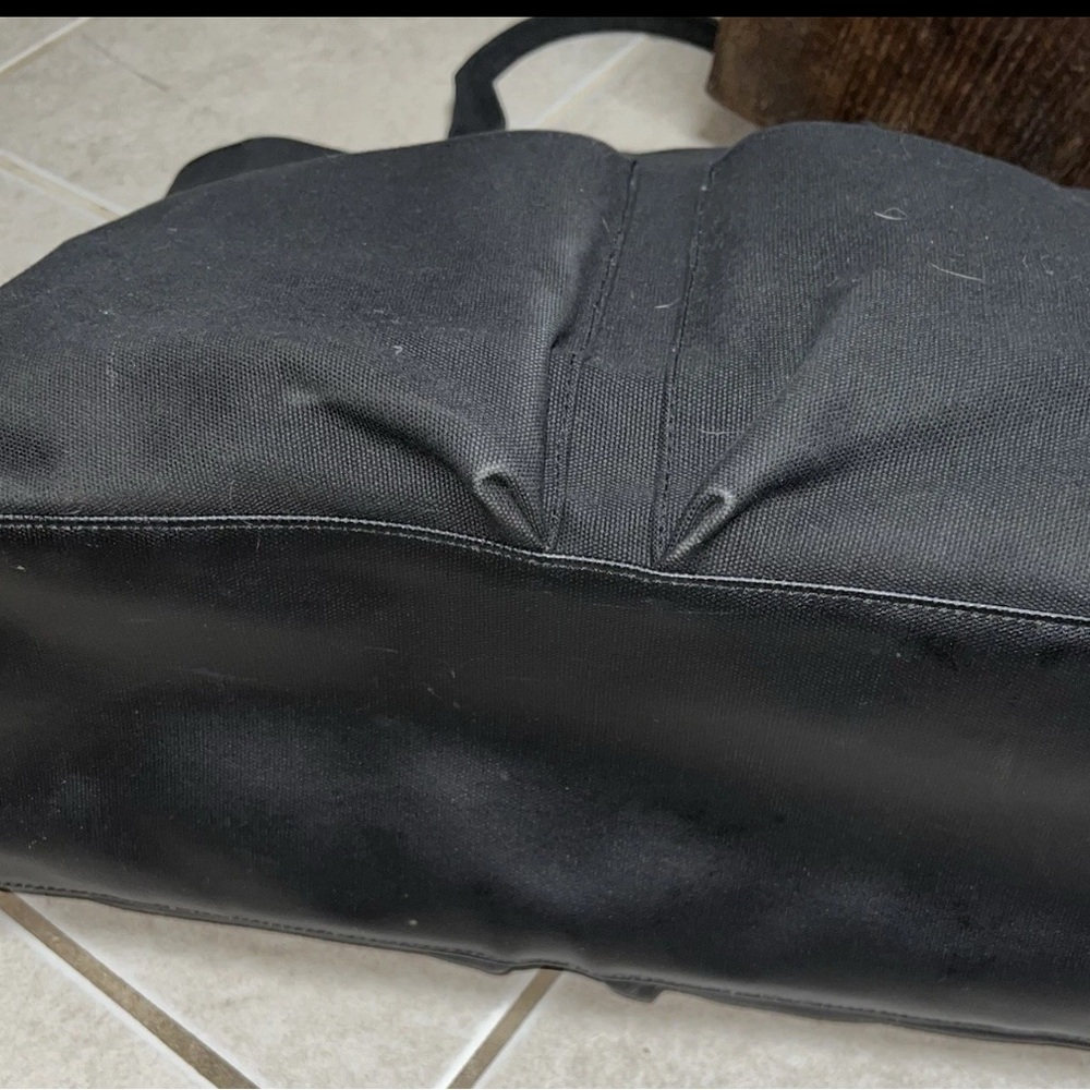 Dagne Dover Black Tote Bag with Structured Design and Matte Finish - Picture 2 of 4